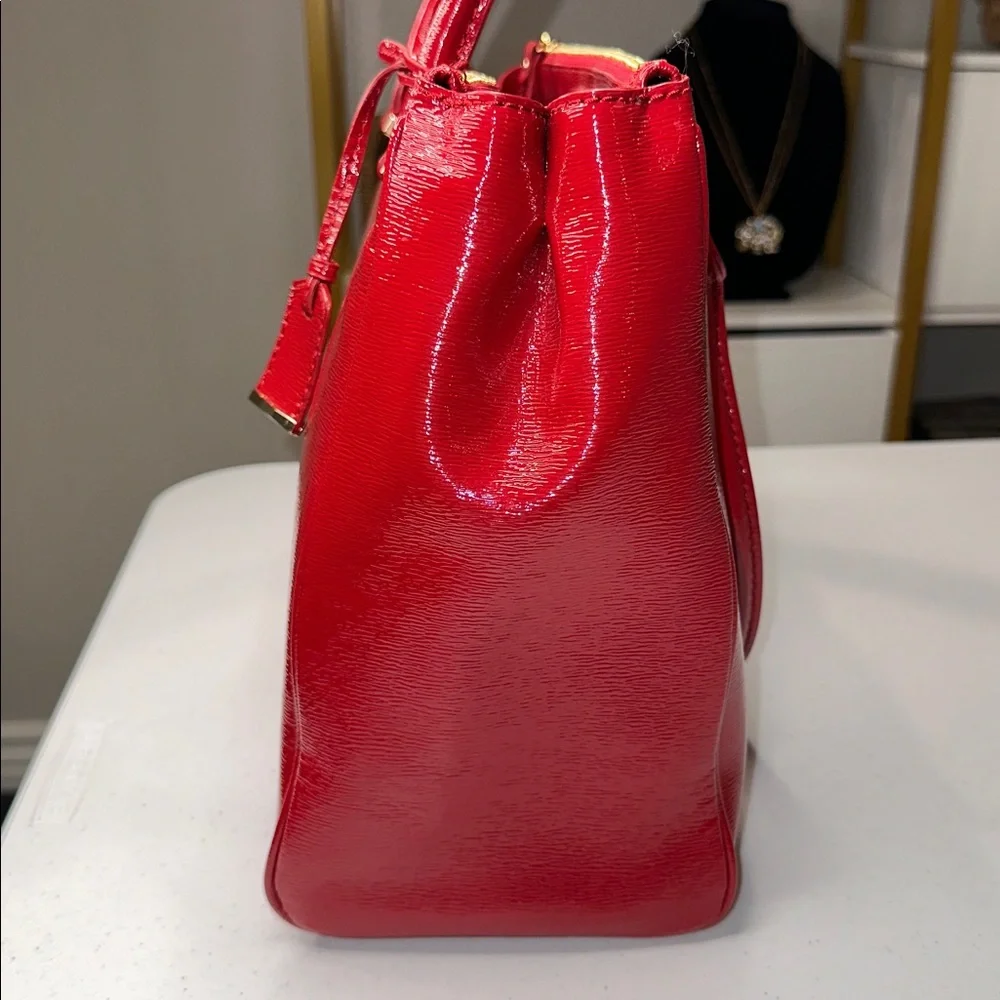 Kate Spade Patent Leather Red Shoulder Bag